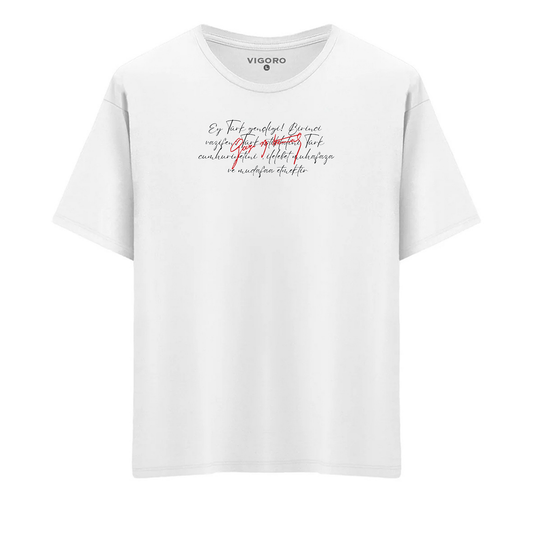 Gençliğe Hitabe Oversize T-Shirt