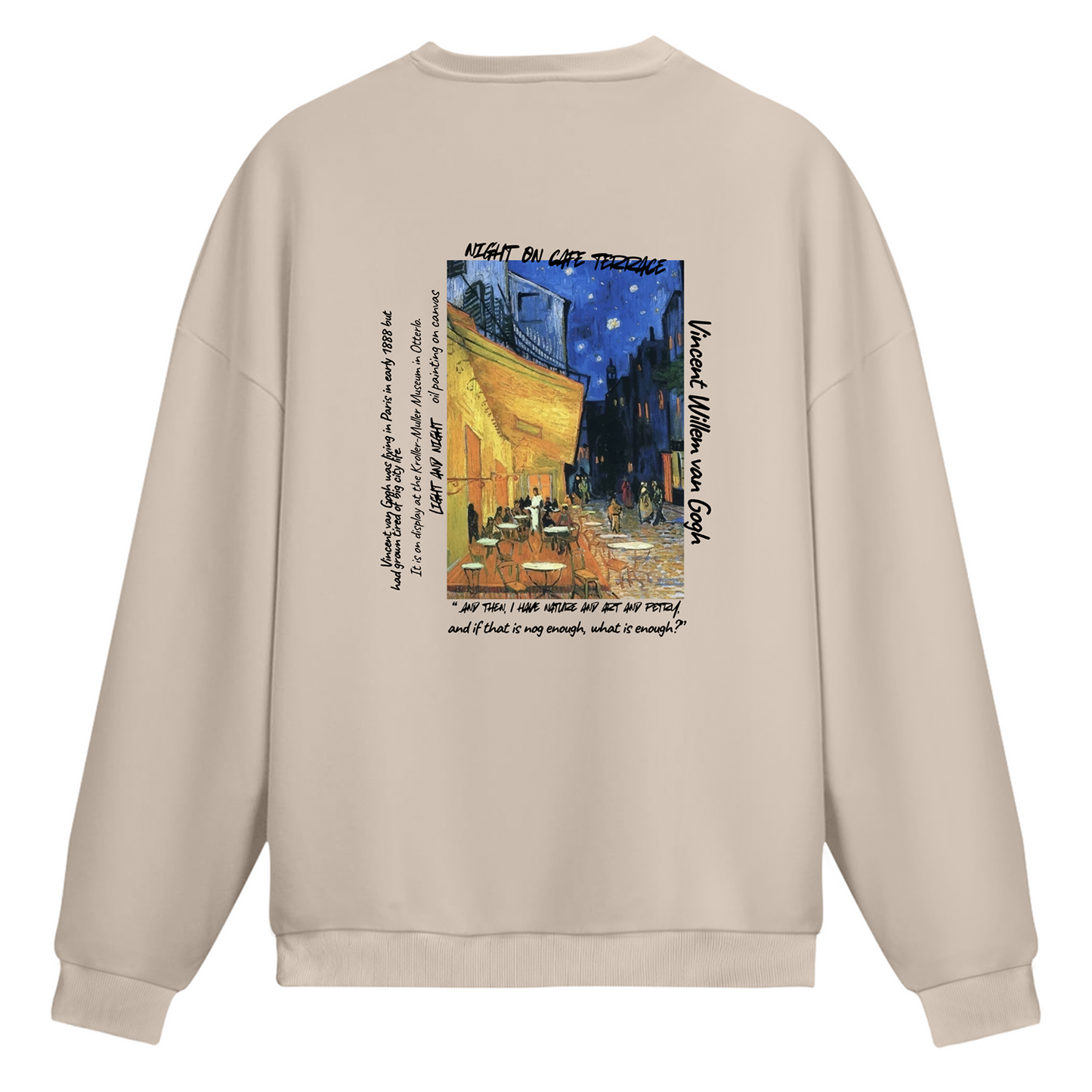 Night on Cafe Terrace Sweatshirt