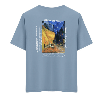 Night on Cafe Terrace Regular Fit T-Shirt