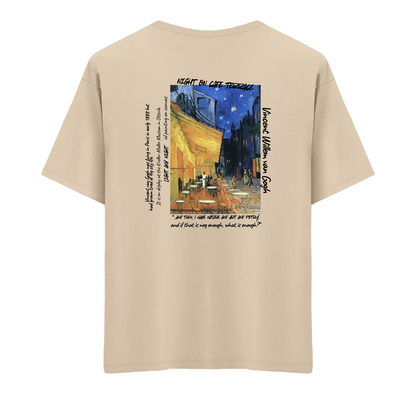 Night on Cafe Terrace Regular Fit T-Shirt