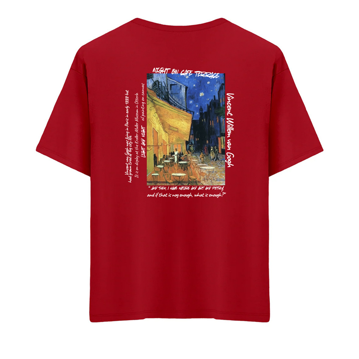 Night on Cafe Terrace Regular Fit T-Shirt