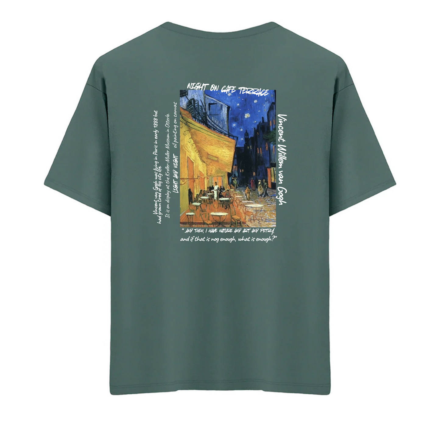 Night on Cafe Terrace Regular Fit T-Shirt