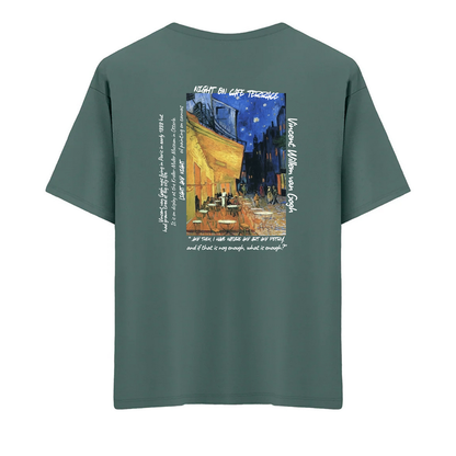 Night on Cafe Terrace Regular Fit T-Shirt