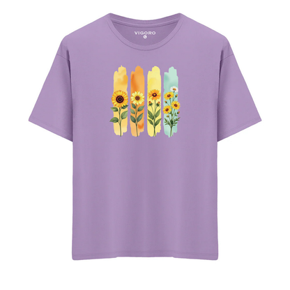 Bloemen Oversize T-Shirt