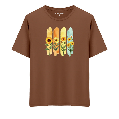 Bloemen Oversize T-Shirt