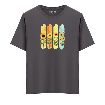 Bloemen Oversize T-Shirt