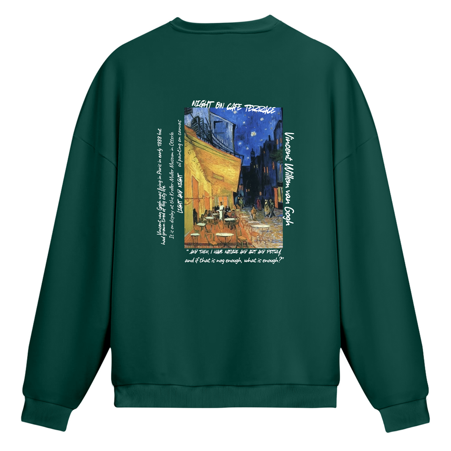 Night on Cafe Terrace Sweatshirt