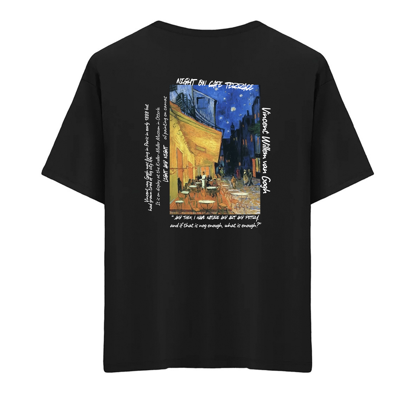 Night on Cafe Terrace Regular Fit T-Shirt