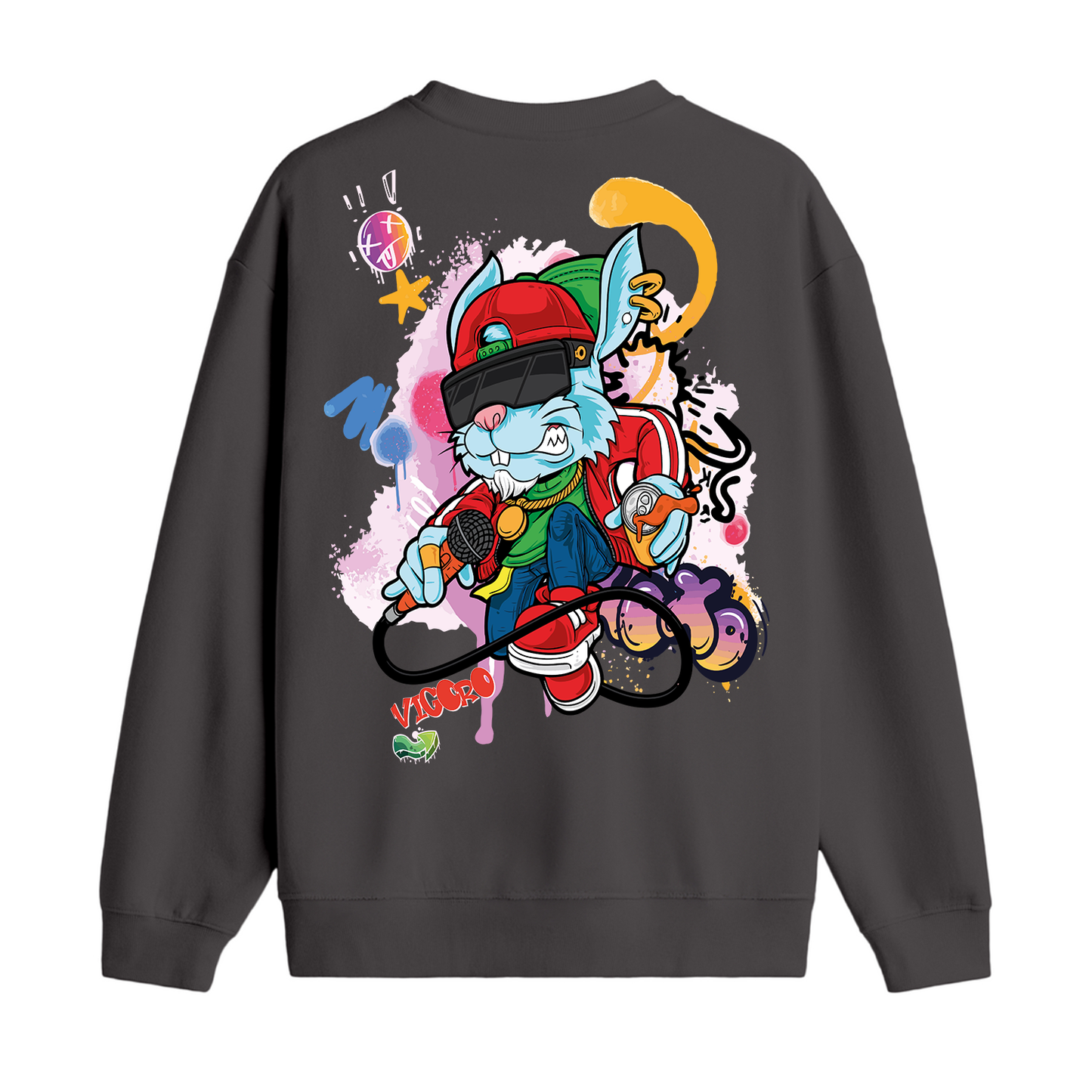 Graffiti Bunny Premium Sweatshirt