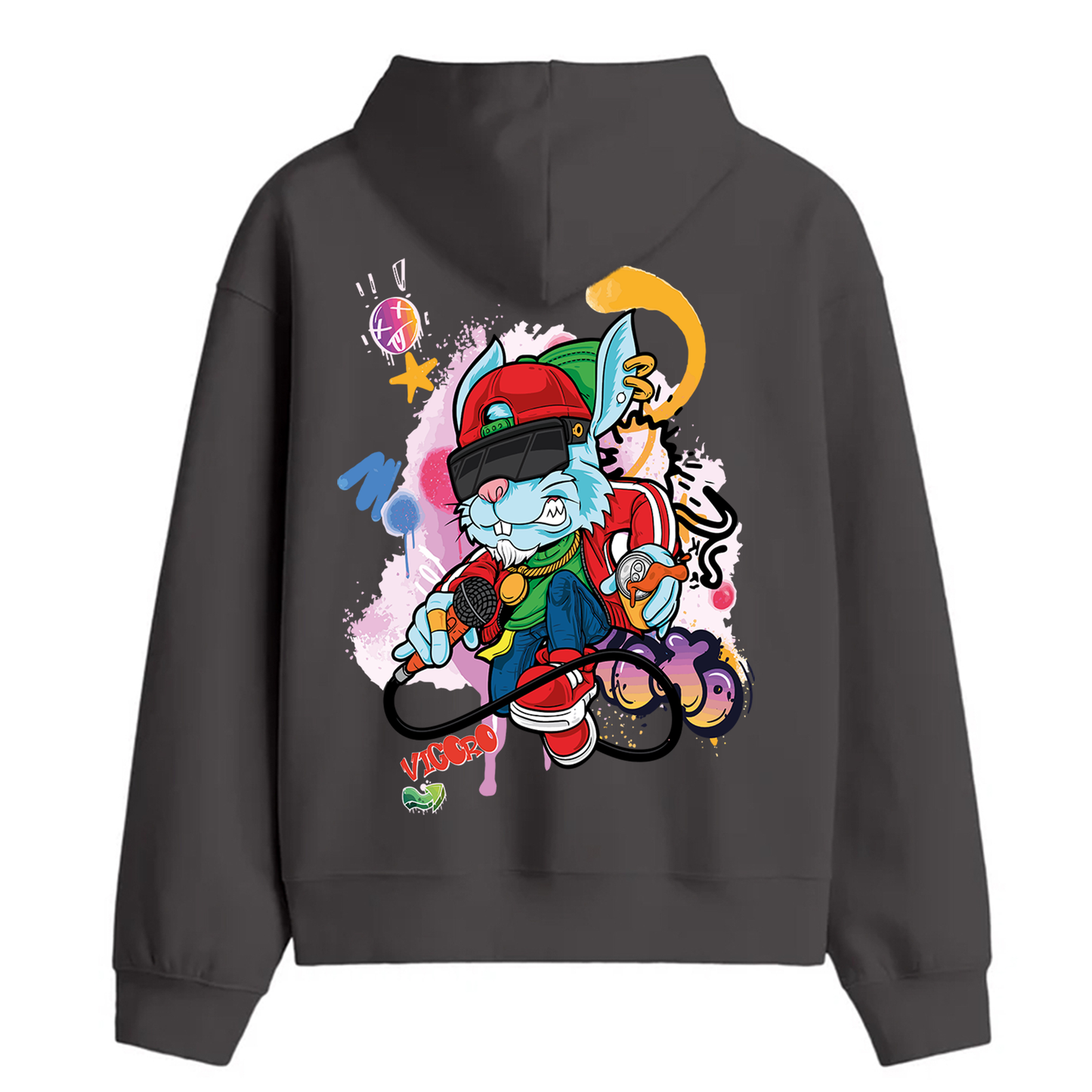 Graffiti Bunny Premium Hoodie