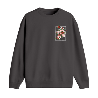 Oktober Crimson Bloom Premium Sweatshirt