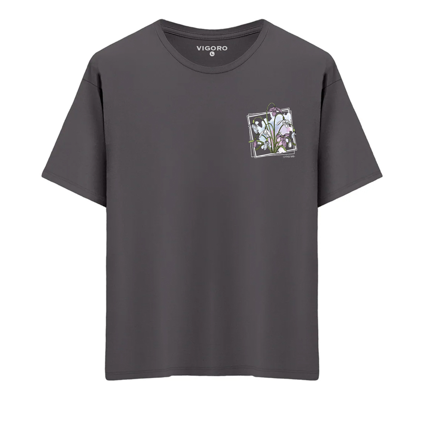 Januari Winter Bloom Oversize T-Shirt