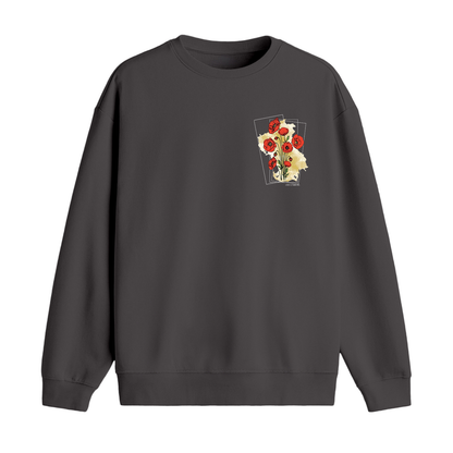December Scarlet Bloom Premium Sweatshirt