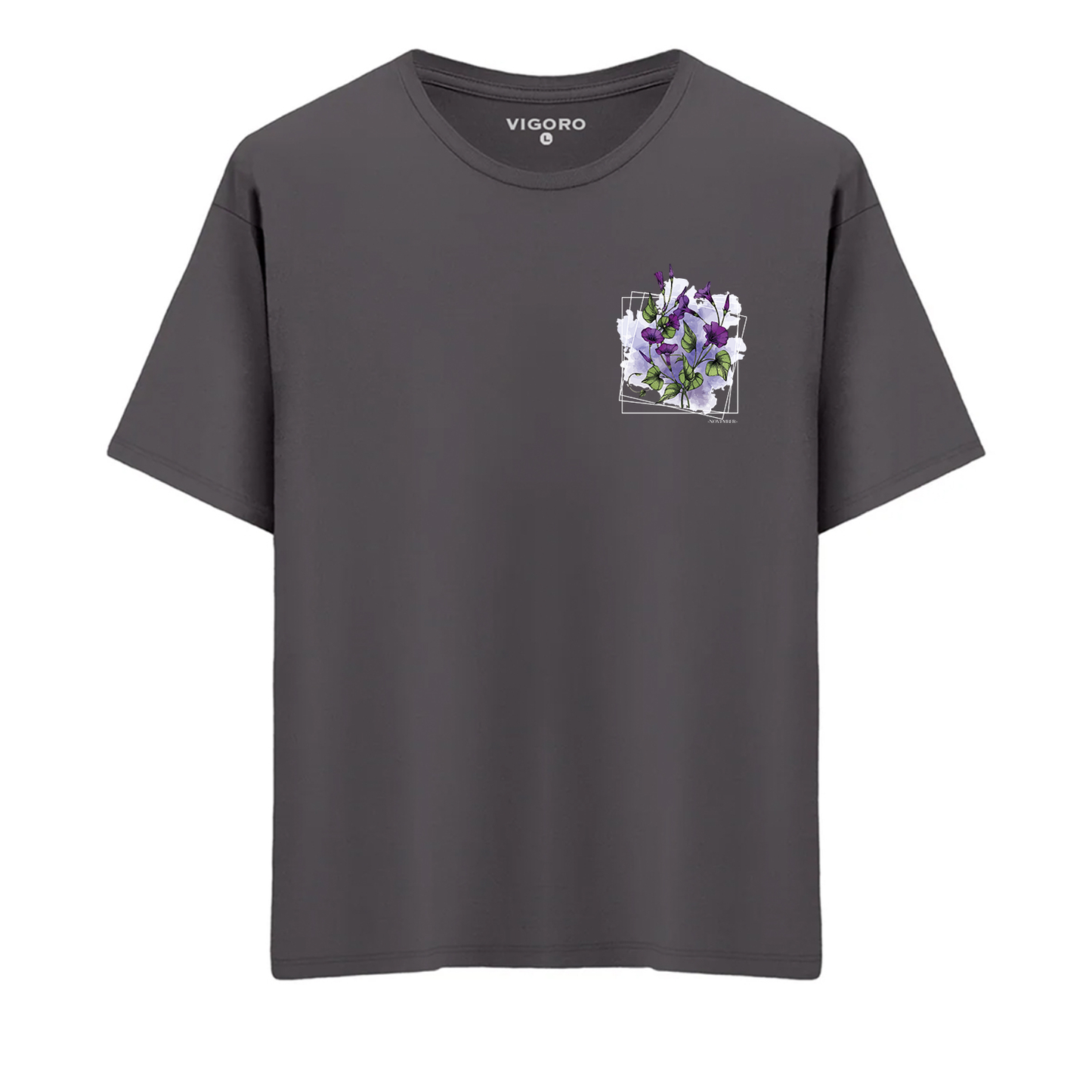 November Twilight Bloom Oversize T-Shirt