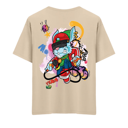 Graffiti Bunny Regular Fit T-Shirt