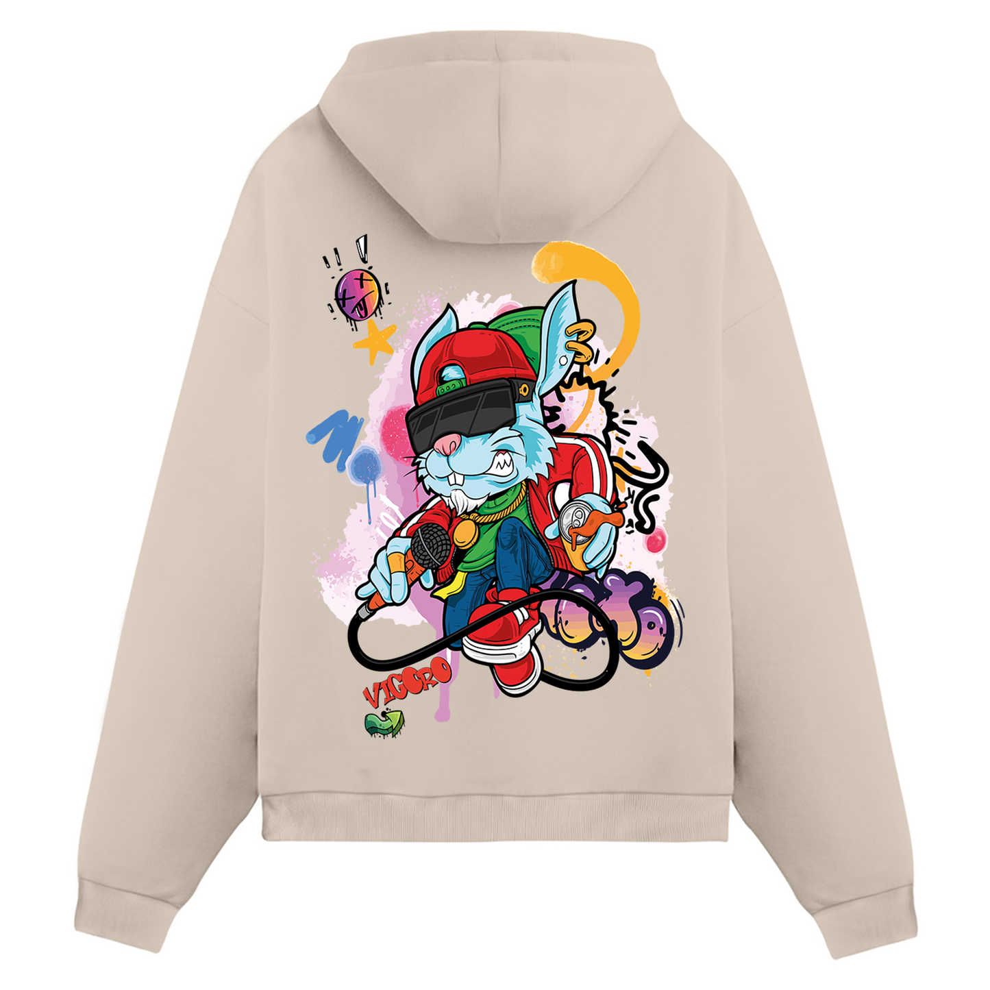 Graffiti Bunny Hoodie
