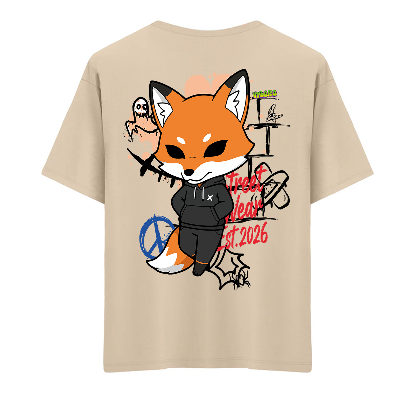 Shadow Fox Oversize T-Shirt