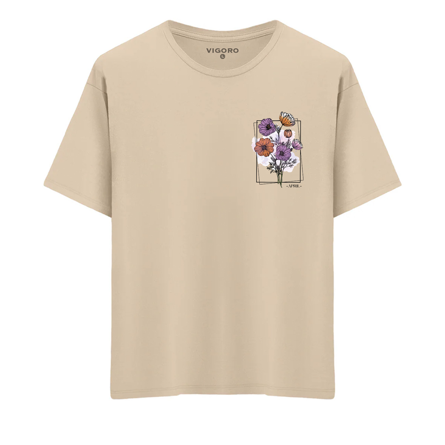 April Wild Bloom Oversize T-Shirt