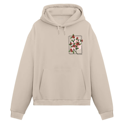Oktober Crimson Bloom Hoodie