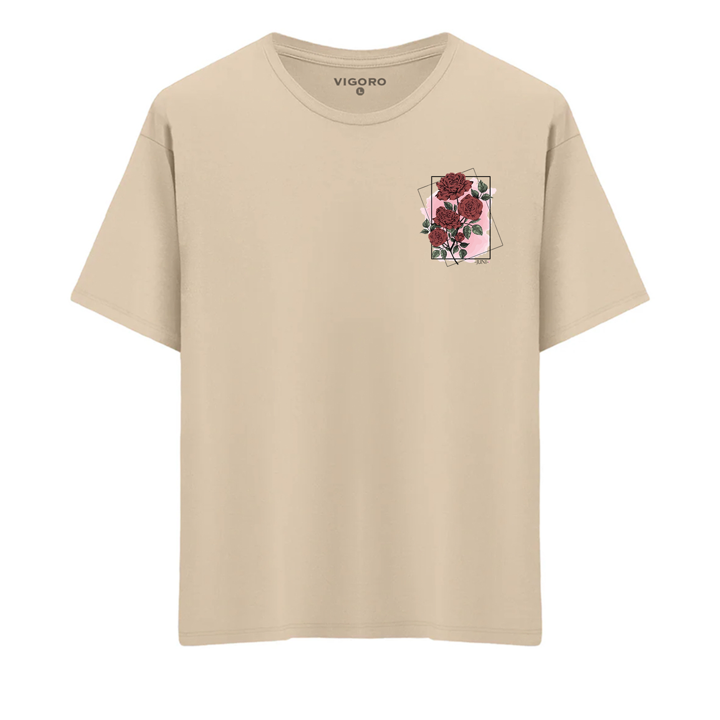 Juni Rose Bloom Oversize T-Shirt