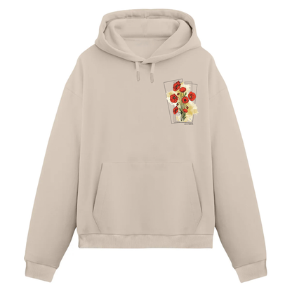 December Scarlet Bloom Hoodie