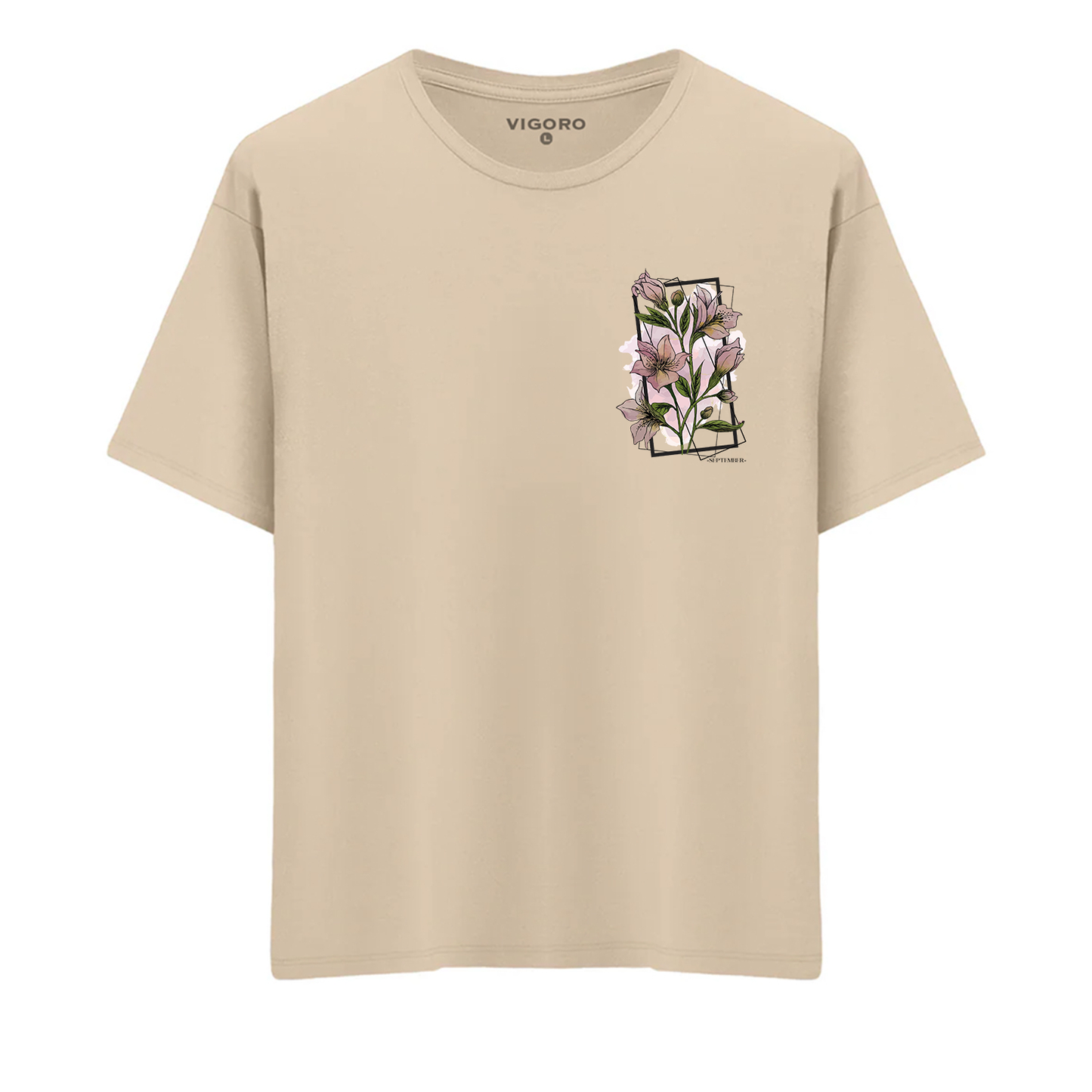 September Soft Bloom Oversize T-Shirt