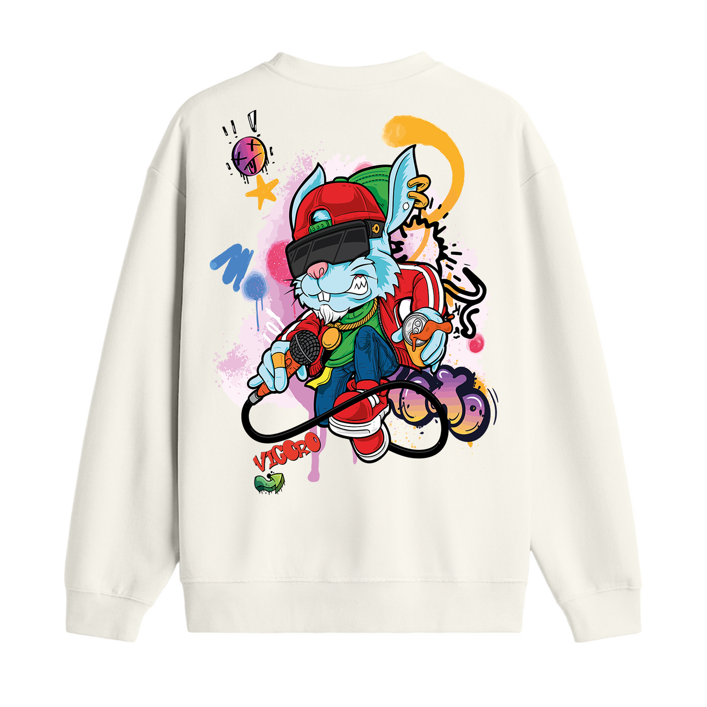 Graffiti Bunny Premium Sweatshirt