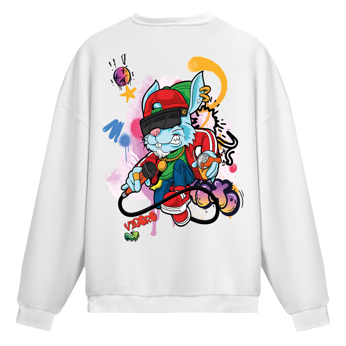 Graffiti Bunny Sweatshirt