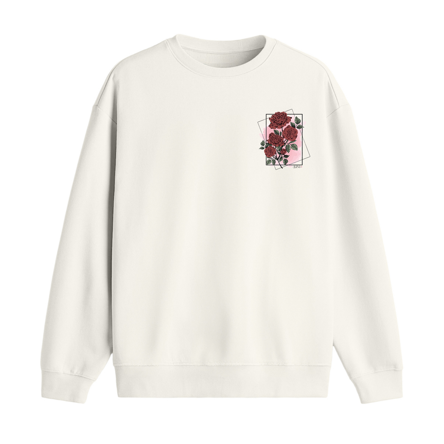 Juni Rose Bloom Premium Sweatshirt