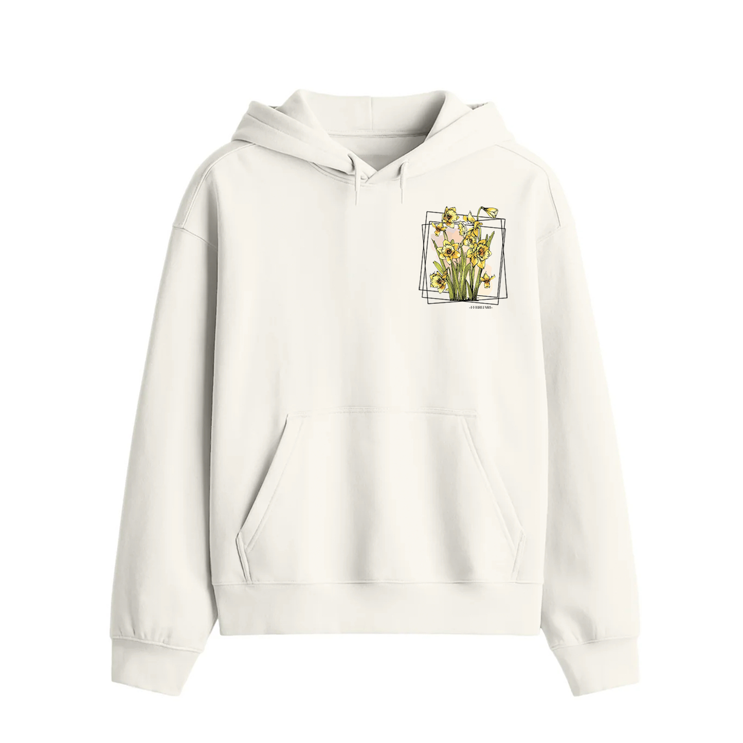 Februari Golden Bloom Premium Hoodie