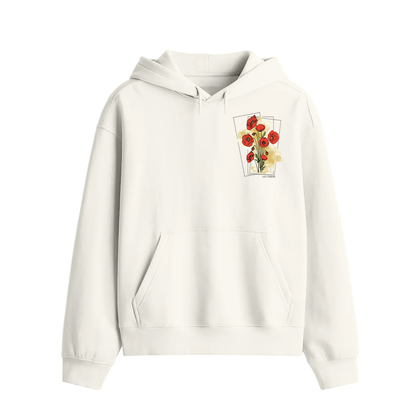 December Scarlet Bloom Premium Hoodie