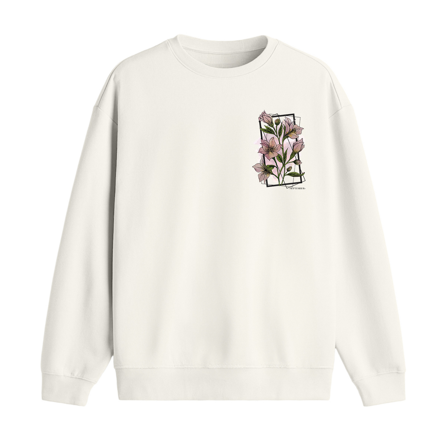 September Soft Bloom Premium Sweatshirt