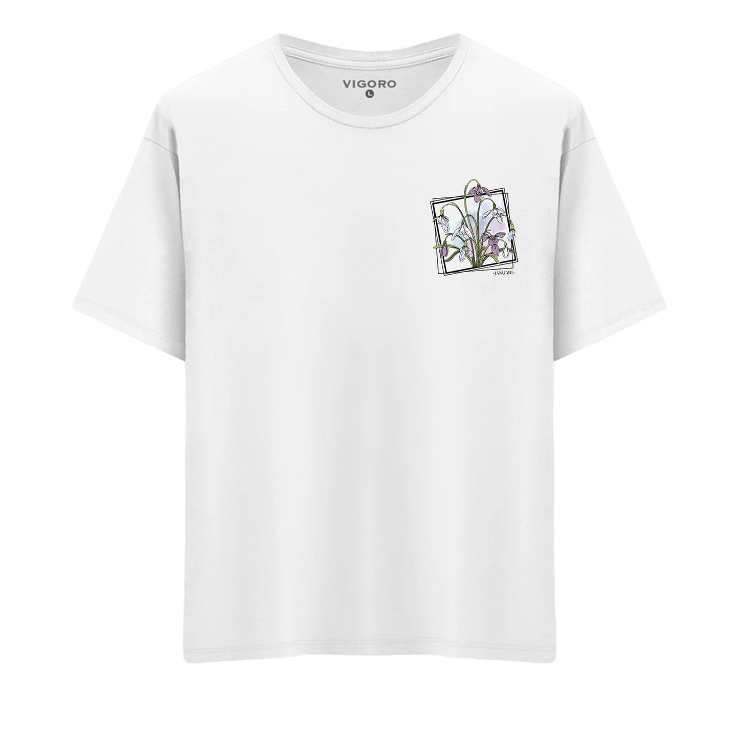 Januari Winter Bloom Oversize T-Shirt