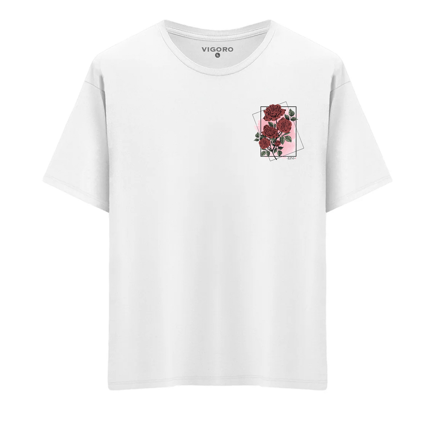 Juni Rose Bloom Oversize T-Shirt