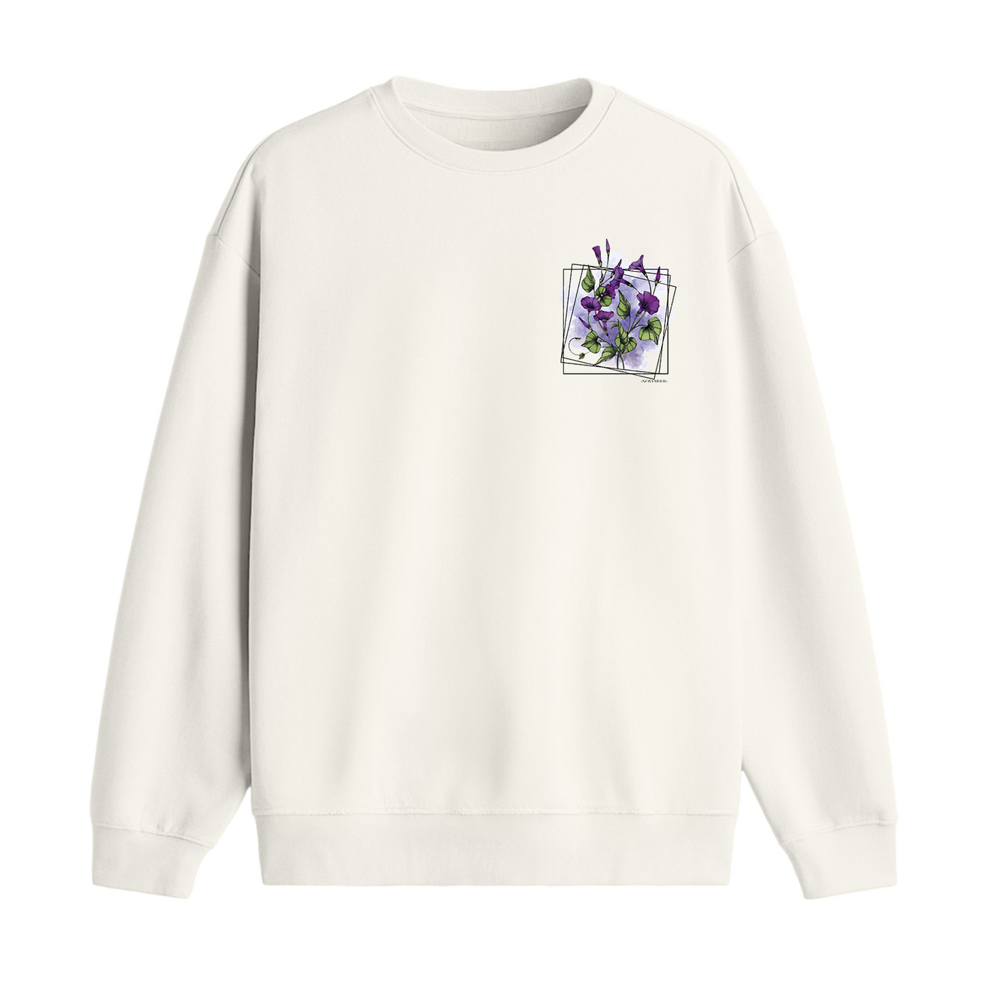 November Twilight Bloom Premium Sweatshirt