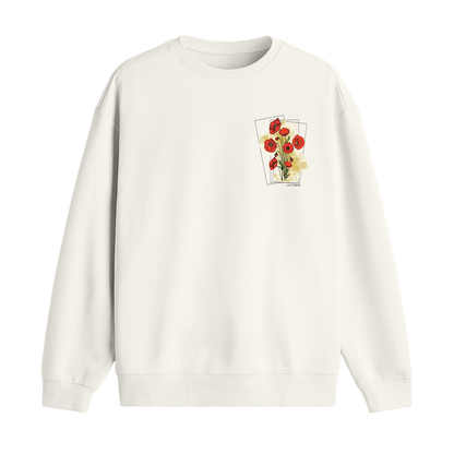 December Scarlet Bloom Premium Sweatshirt