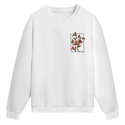 Oktober Crimson Bloom Sweatshirt
