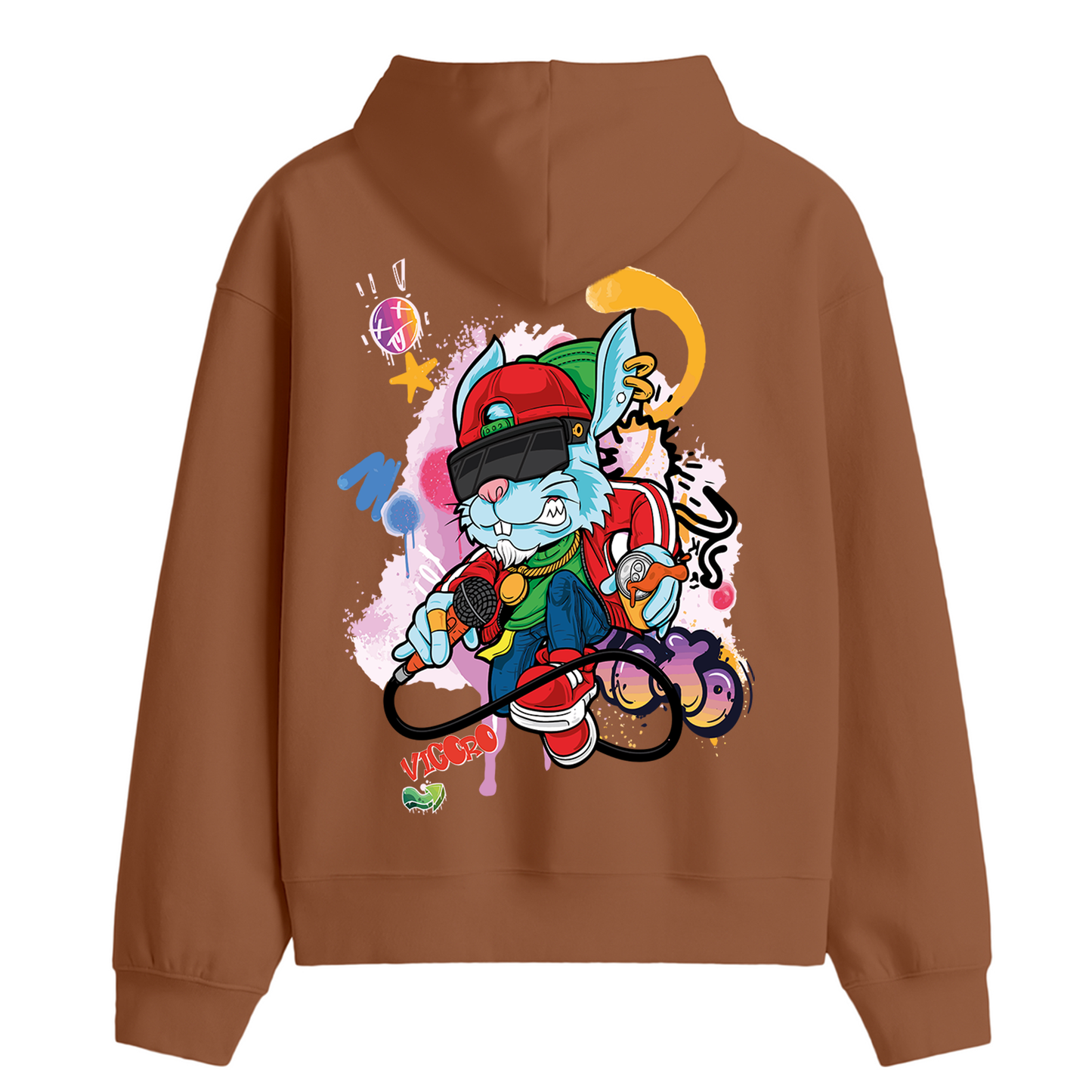 Graffiti Bunny Premium Hoodie