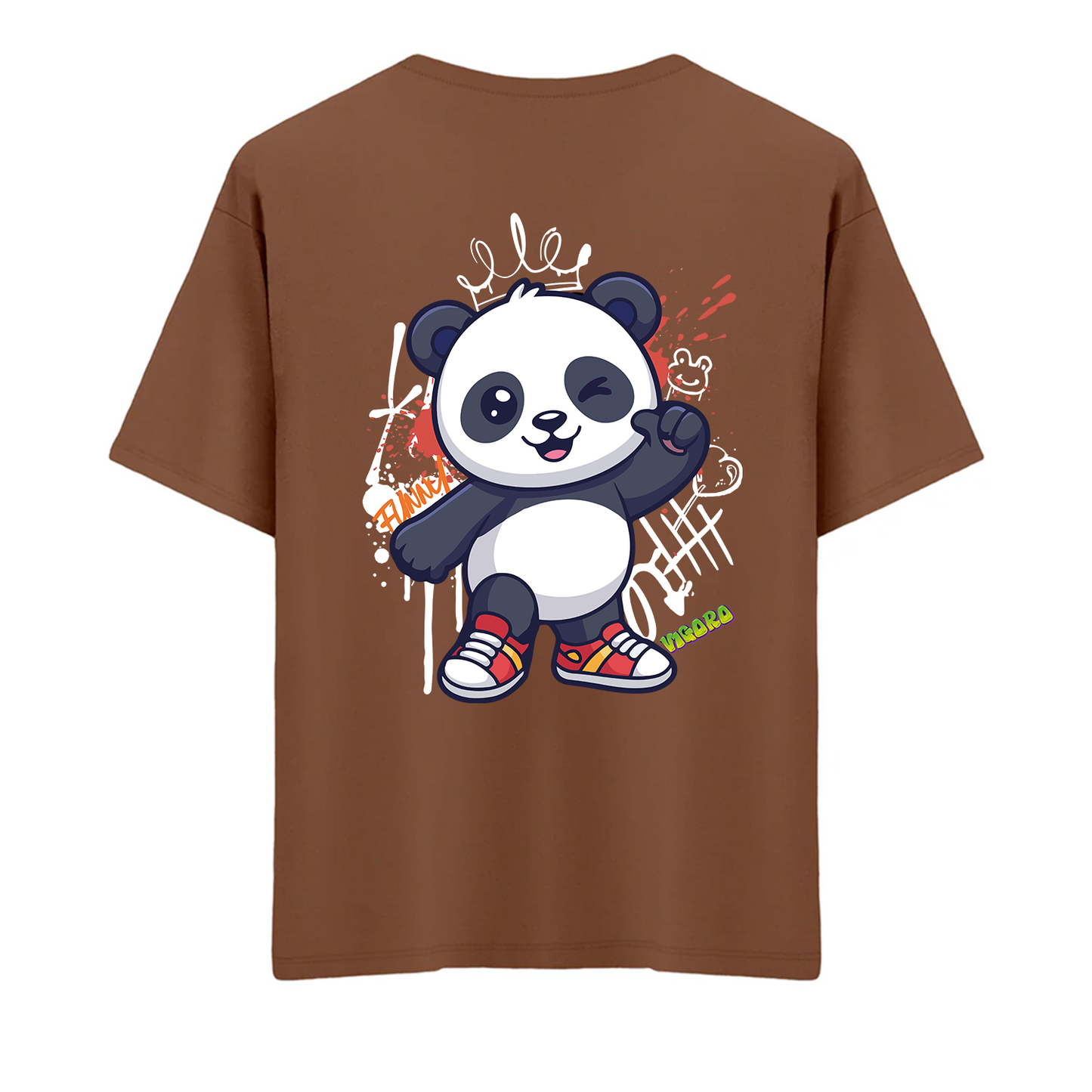 Panda Vibes Oversize T-Shirt
