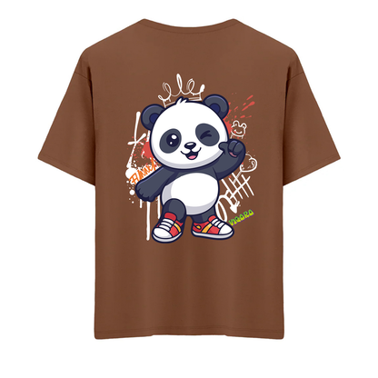 Panda Vibes Oversize T-Shirt