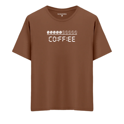 Coffee Time Oversize T-Shirt