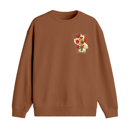 December Scarlet Bloom Premium Sweatshirt