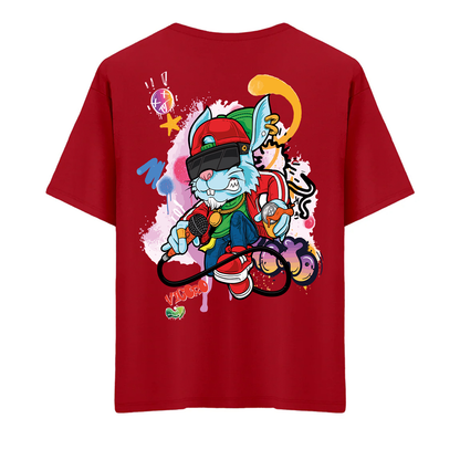 Graffiti Bunny Regular Fit T-Shirt