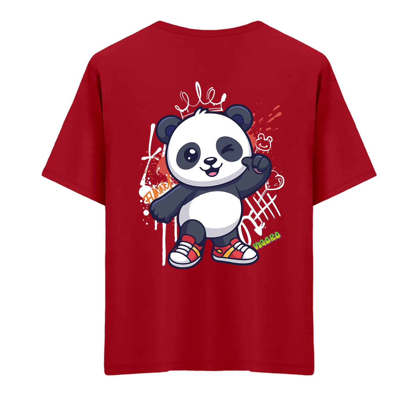 Panda Vibes Regular Fit T-Shirt