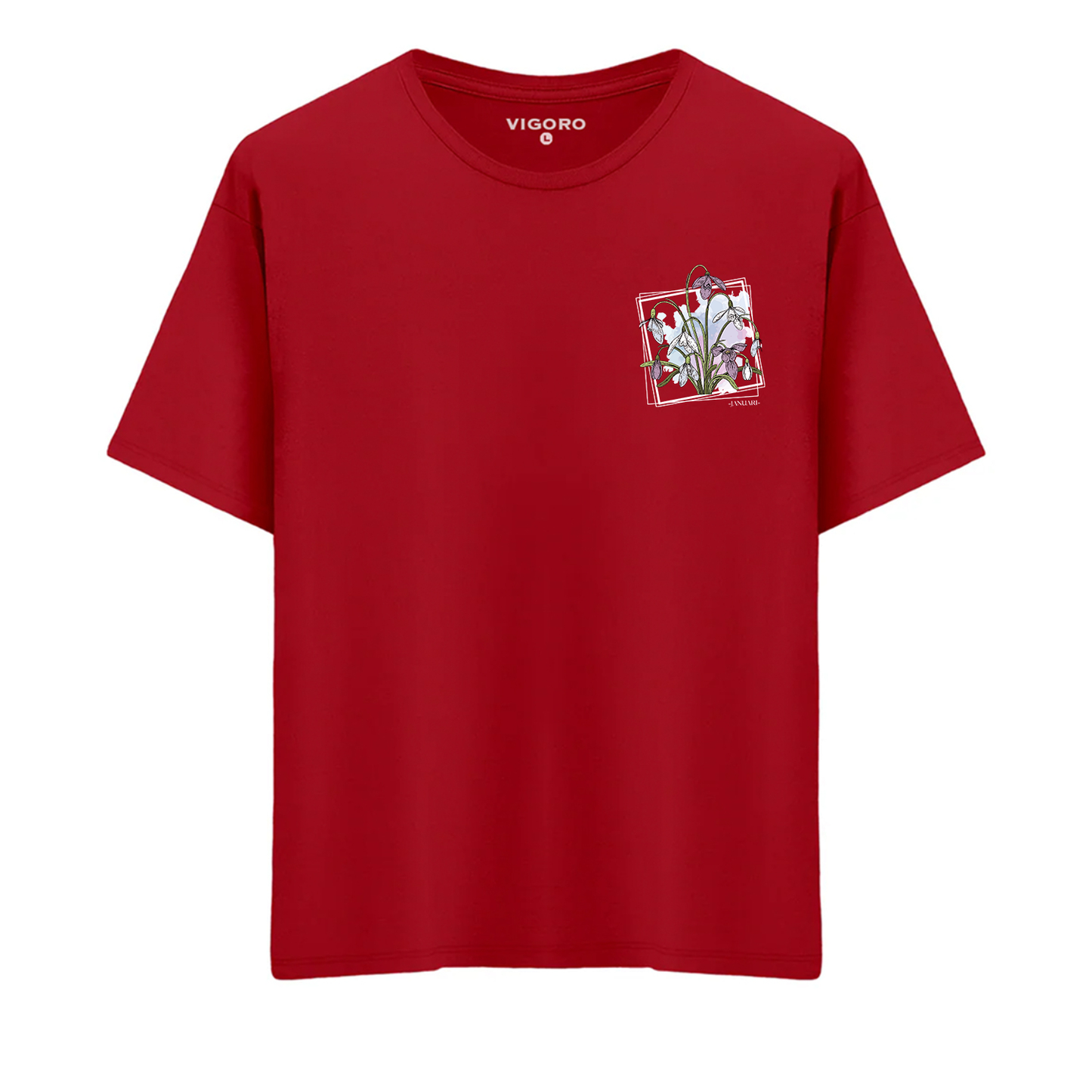 Januari Winter Bloom Oversize T-Shirt
