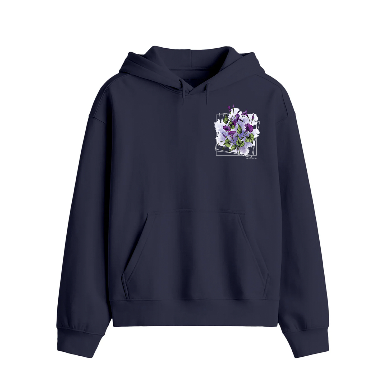November Twilight Bloom Premium Hoodie