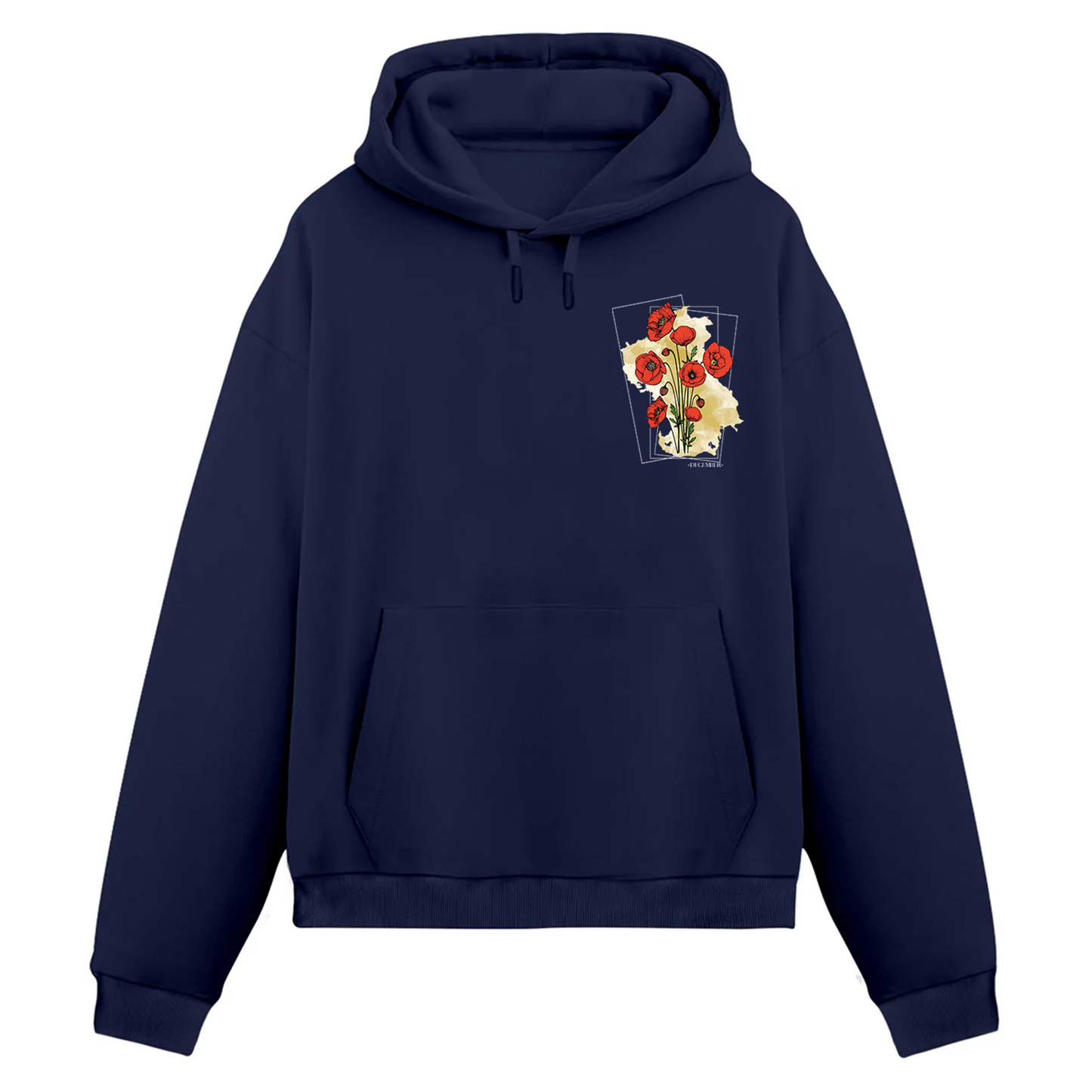 December Scarlet Bloom Hoodie