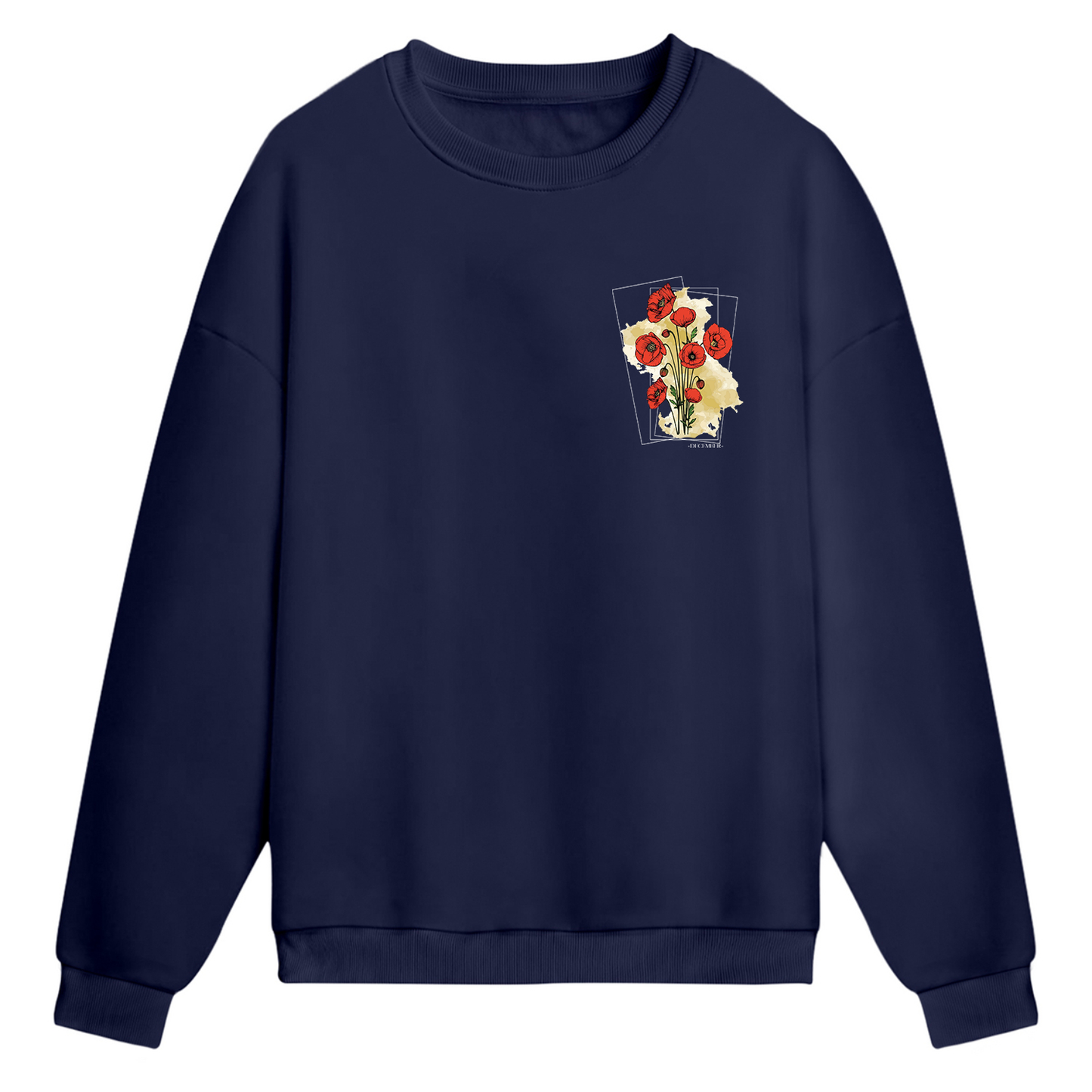 December Scarlet Bloom Sweatshirt