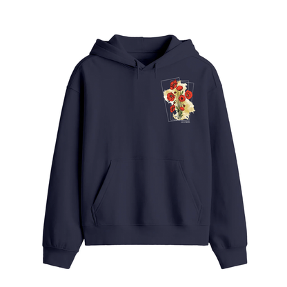 December Scarlet Bloom Premium Hoodie
