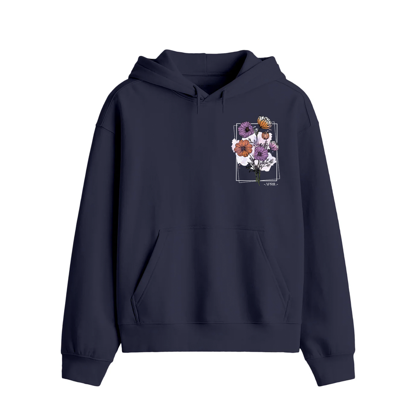April Wild Bloom Premium Hoodie